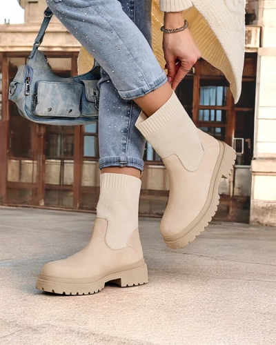 Royalfashion Kvinnor Slip-On Ankel Stövlar Dorino