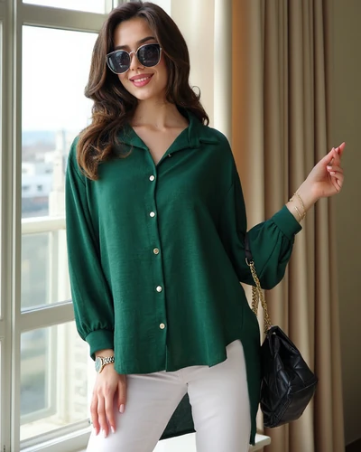 Royalfashion Long women's oversized shirt