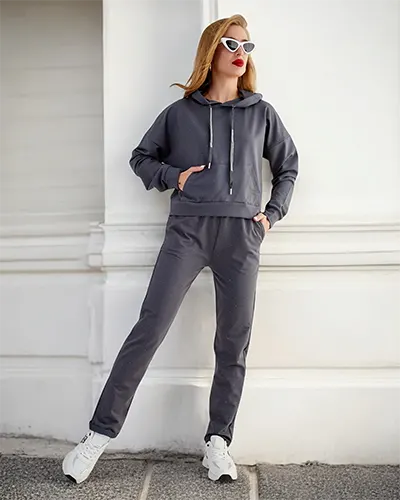 Royalfashion Cotton women's sweatshirt set