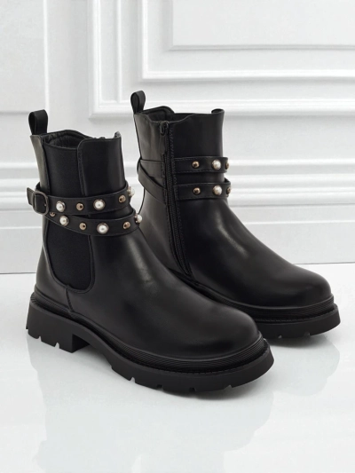 Kõrgemad naiste öko-nahast poolsaapad Pearl Mist