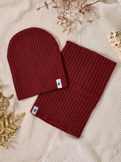 Royalfashion Winter Universal Set- beanie hat with neck gaiter