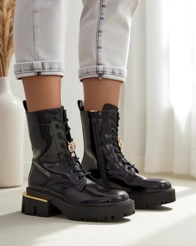 Royalfashion Naiste patendiga nahast töösaapad Tesiolle