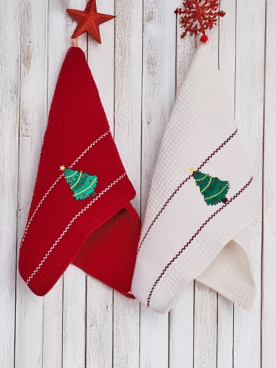 Royalfashion Holiday towel set Happy New Year