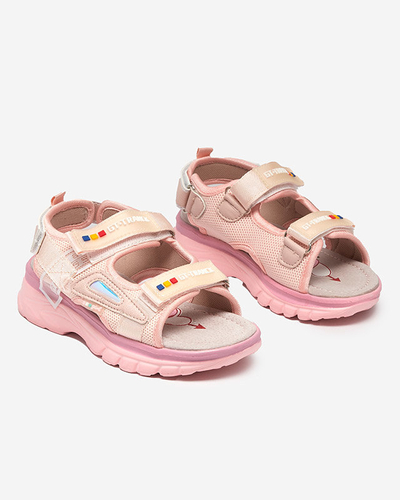 Tüdrukute roosad sandaalid Umaf- Shoes