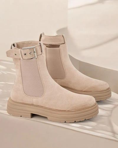 Royalfashion Veni's ankle boots with decorative strap Ozzoas