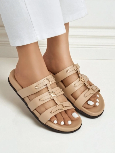 Royalfashion Women's Roma Roman Style Flip-Flops