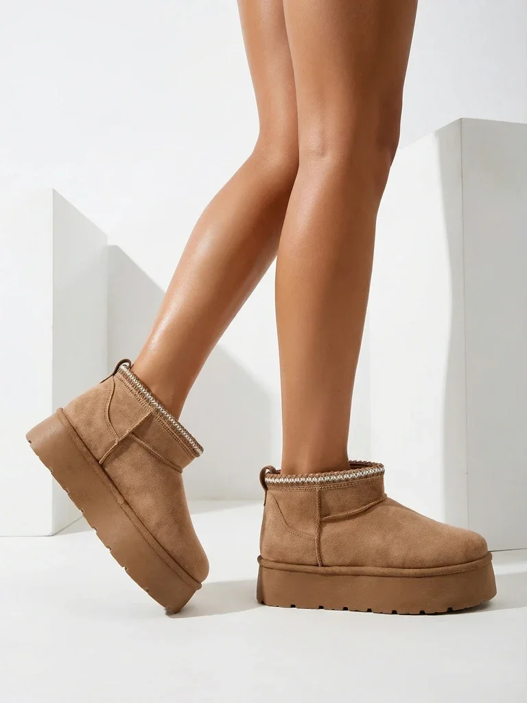 Royalfashion Women's short boots a'la snow boots Xoalla