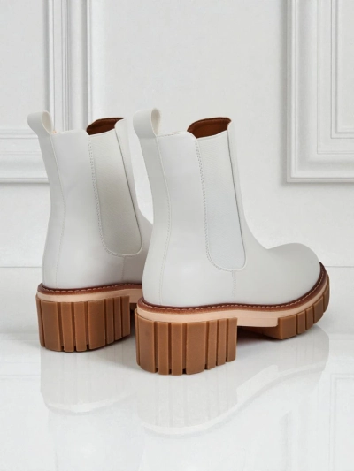 Öko-nubukist plokk-kontsaga poolsaapad Amber Walk