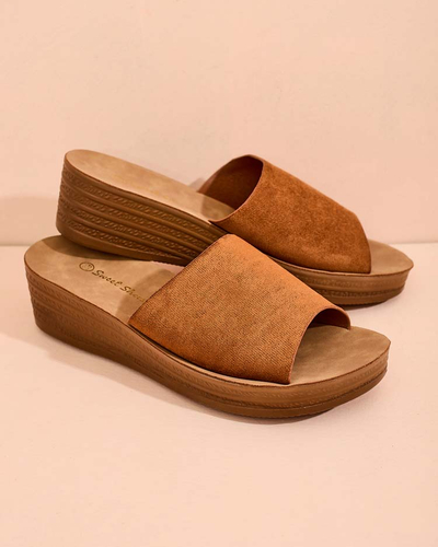 Royalfashion Naiste Saffil madala kontsaga flip-flopid