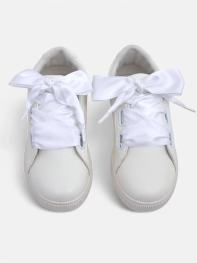 Женские эко-кожаные кроссовки Royalfashion с декоративными шнурками Etti