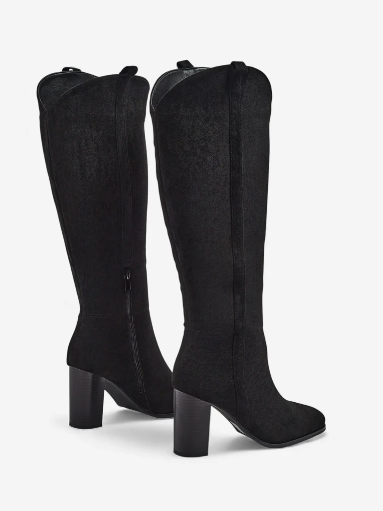 Women's Ersenal Eco-Suede Block Heel Boots