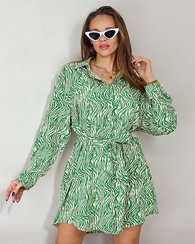 Royalfashion naiste minikleit a'la sebramustriga