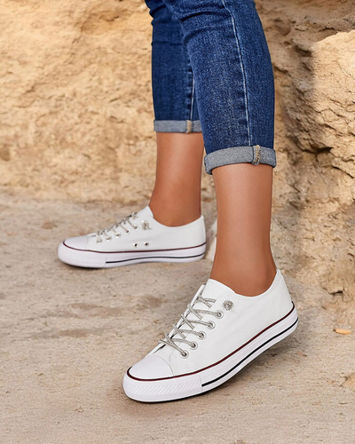 Royalfashion Naiste dekoratiivsete nööridega tossud Timi