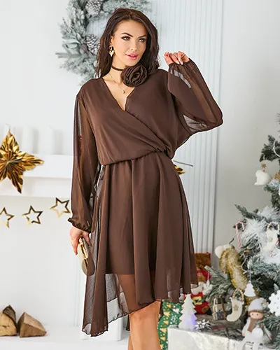 Royalfashion Klassikum kneum-lengðum kvenskum klaði