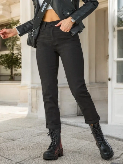 Royalfashion Women's mom jeans