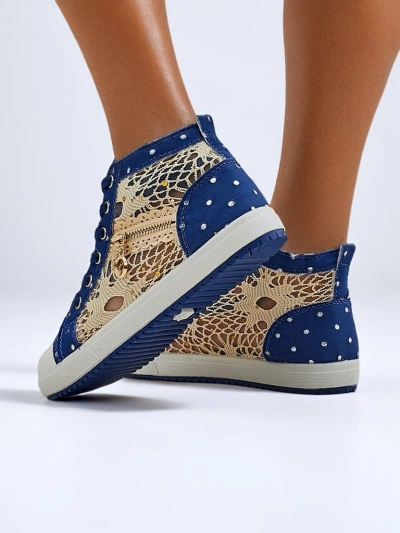 Royalfashion High women's sneakers a'la Jeans