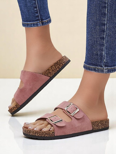 Royalfashion Women's sandals with buckles Foumy