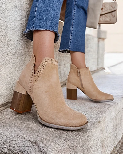 Royalfashion Wome's heeled ankle boots Vettot