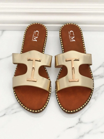 Royalfashion Женские сланцы на плоской подошве Maya Louise