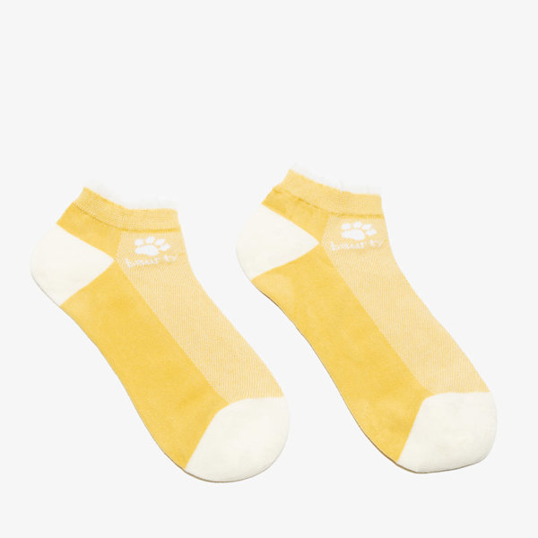 Yellow women's ankle socks - Underwear