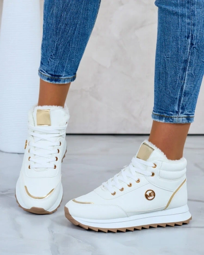 Royalfashion Утепленные женские кроссовки с мехом Casill