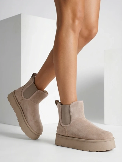 Royalfashion Naiste Nomas lühikesed saapad a'la lumesaapad