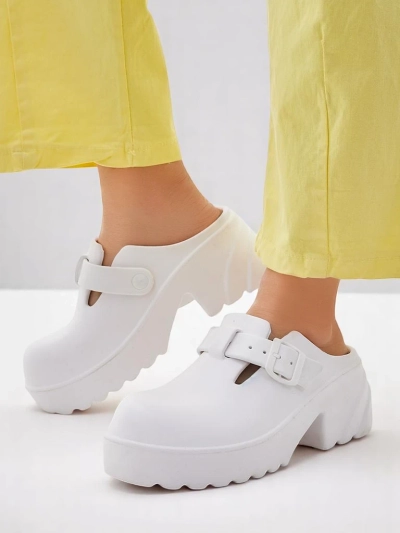 Royalfashion Женские резиновые сандалии на каблуках Voxones