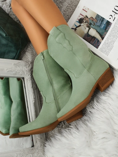 Women's Eco Suede Cowboy Boots SpireHush