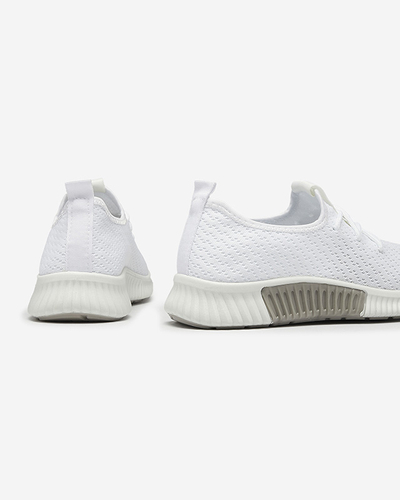 Valged naiste kangast spordijalatsid Vobbu- Jalatsid