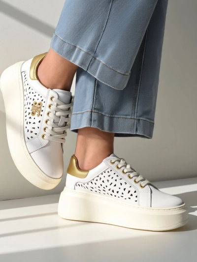 Royalfashion Women's sporty sneakers perforated Jovixi