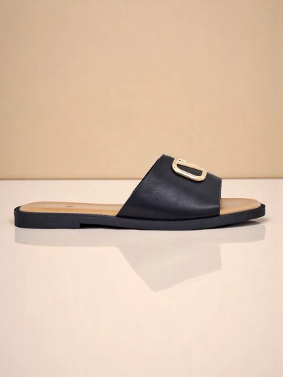 Royalfashion Women’s Flat-Sole Slides Ohanna