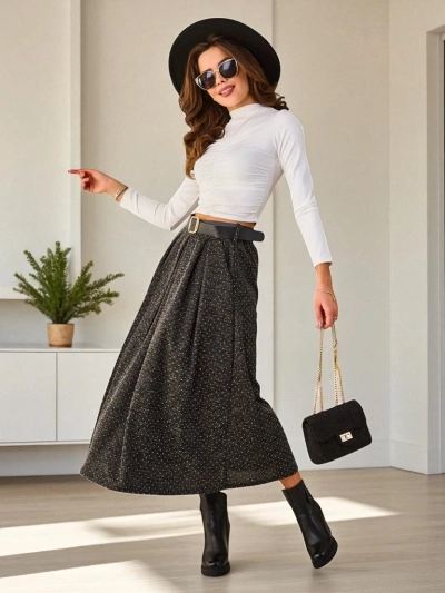 Royalfashion Women's midi skirt