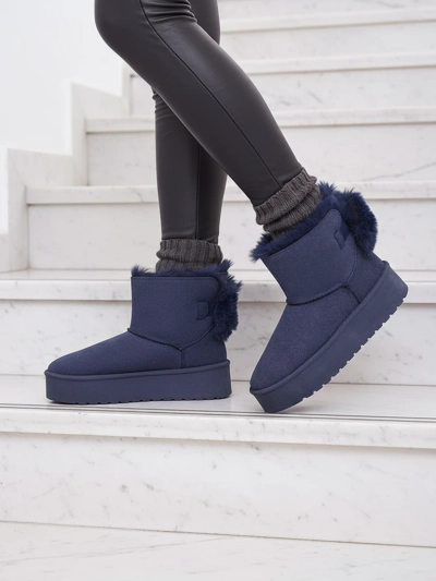 Royalfashion Women's boots a'la snow boots in black Goroggo