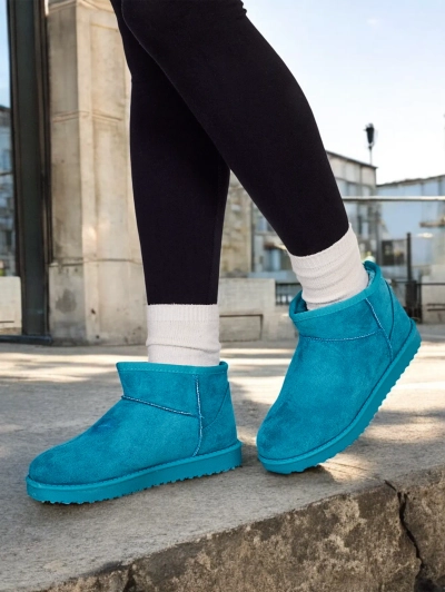 Royalfashion Short women's snow boots like Hozis