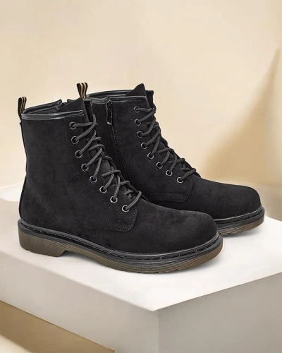 Royalfashion Women's lace-up ankle boots Rullo