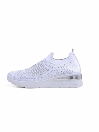 Royalfashion Slip-on naiste puksiirkinnastega tossud lilledega Qelavise