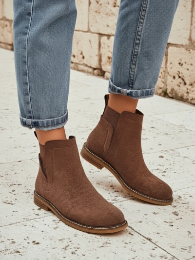 Naiste öko-seemisnahast poolsaapad Veysi