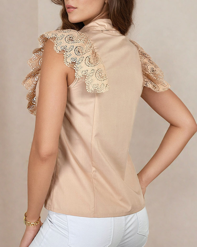Royalfashion Women's Lace Shirt