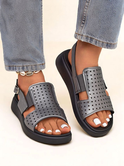 Royalfashion Women's BreezyStep Thick Sole Sandals