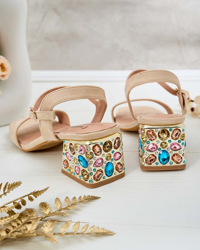 Royalfashion Naiste sandaalid kristallidega postil Ohvare