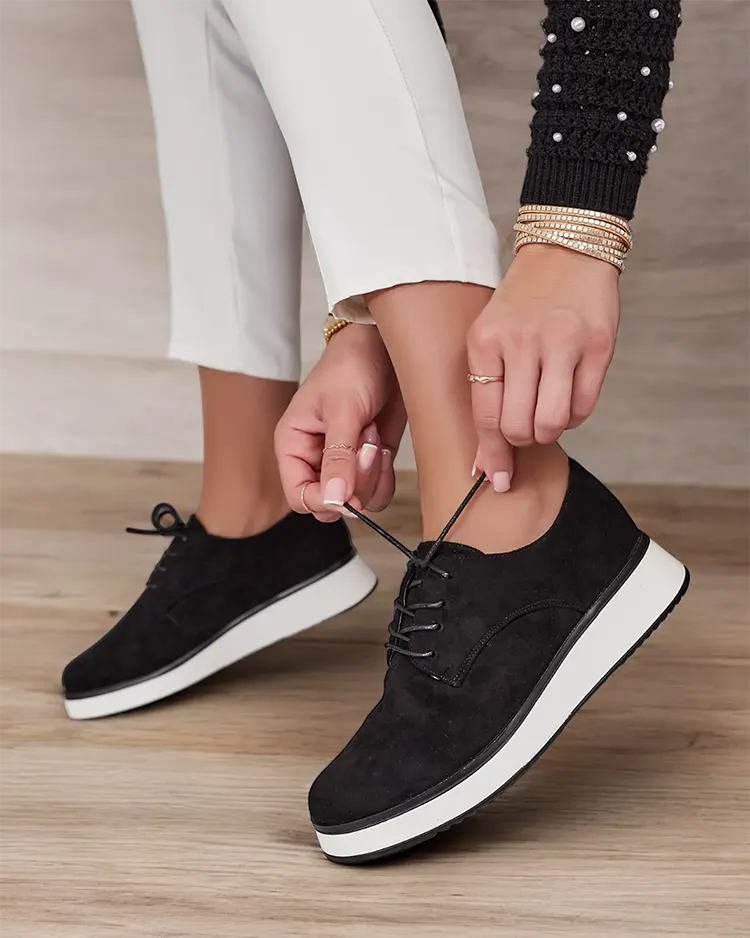 Royalfashion Женские полусапоги на шнуровке Gori