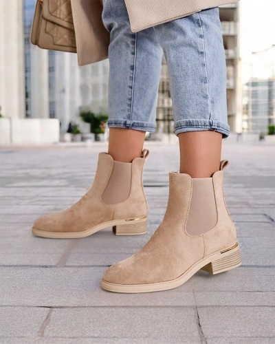 Royalfashion Kvinners slip-on ankel støvler Rizones