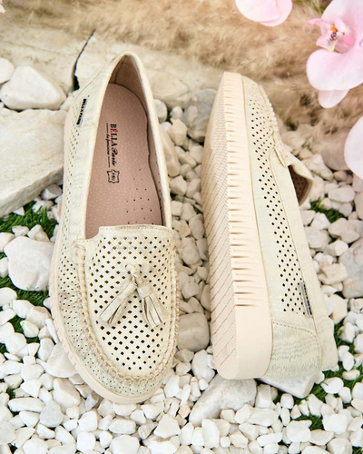 Royalfashion Женские ажурные мокасины Molaffa