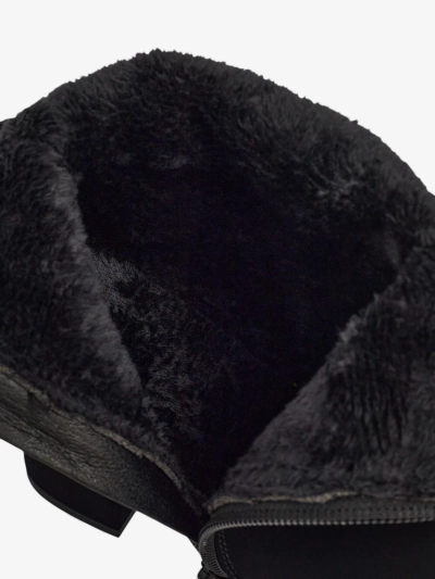 Women's Faux Leather Heeled Ankle Boots with Lace Kastrelle