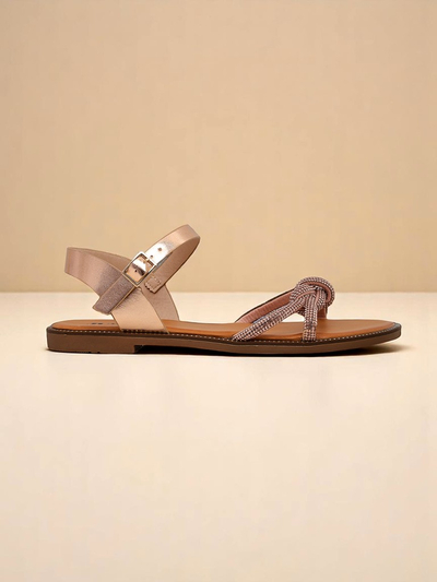 Royalfashion Women's Sandals with Decorative Rhinestones Bella Shine