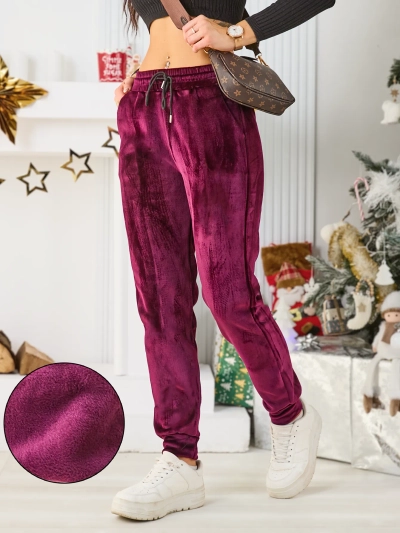 Royalfashion Women’s Fleece-lined Sweatpants