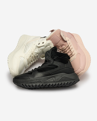 Royalfashion Insulated women's sneakers with fur Retodaf