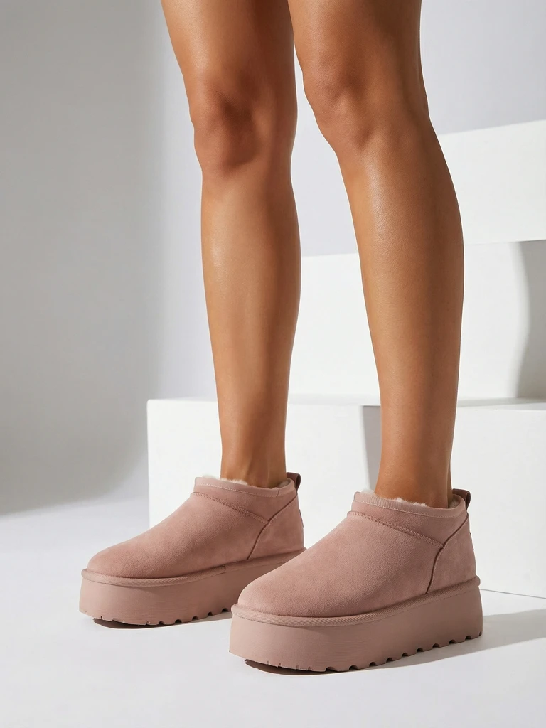 Royalfashion Naiste lühikesed saapad a'la lumesaapad Ozozi