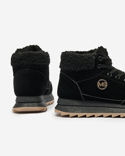 Royalfashion Naiste soojustatud spordijalatsid mustad Cerrto