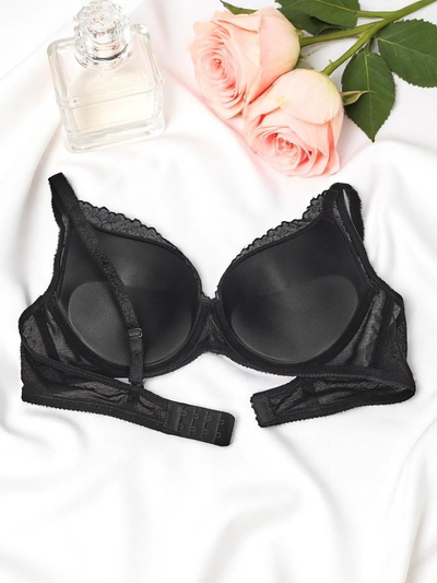 Royalfashion Women's push-up bra with lace Romance Push-Up